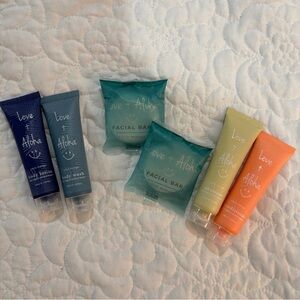 Love & Aloha Coconut Mango Hotel La Croix Toiletries Bundle
